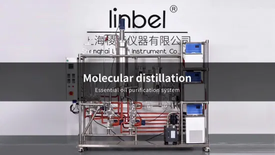 Stainless Steel Short Path Wiped Film Molecular Distillation Evaporator